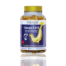 Maxigal Omega 3 6 9 Balık Yağı İçeren Takviye Edici Gıda 200 Kapsül