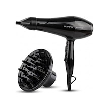 Powerx Sn6skrt25s Ac Motorlu 2 Kademe Isı 3 Kademe Hız Ayarlı Saç Kurutma Makinesi 2200w Siyah