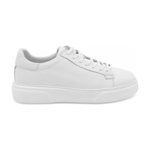 Makras Exclusive 777 Erkek Deri Sneaker Ayakkabı Beyaz