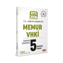 Data 2026 Gys Sağlık Bakanlığı Memur Ve Vhki 5 Deneme Çözümlü Görevde Yükselme Data Yayınları