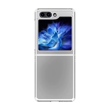 Kilifone - Galaxy Z Flip 6 Uyumlu Kılıf Magsafe Özellikli Sert Pc Porto Kapak - Şeffaf - T38615