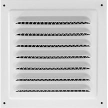 Suntek Metal Havalandırma Kapağı Yoğun Izgara 25cmx25cm-beyaz