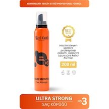 Akat Gardi Saç Köpüğü Ultra Strong No:3 Turuncu 200 Ml