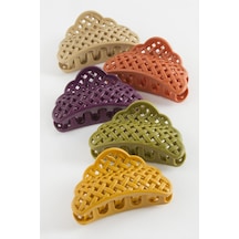Fileli Renkli Mandal Toka 8 Cm Mor