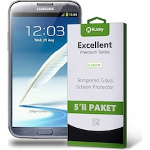 Samsung Uyumlu Galaxy Note 2 Ekran Koruyucu Cam 5 Adet Ekonomik Paket (541371368) 20 Tl Fark Ile Apple  iPhone Hızlı Şarj Kablosu
