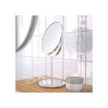 Ayna Ayaklı Banyo Makyaj Tıraş Aynası Bır Taraf Büyüteçli Çap 17 Cm Yükseklik 33 Cm Diğer