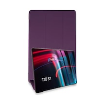 Newface Samsung Galaxy T870 Tab S7 11 Kılıf Tablet Smart Kılıf - Mor Tablet Kılıfı