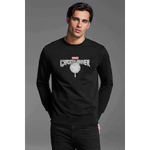 Pubg Winner Tava Baskılı Siyah Erkek Örme Sweatshirt (528596071)