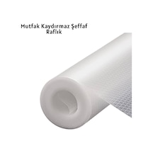 Kaydırmaz Şeffaf Raflık