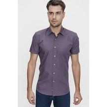 Efor G 1474 Slim Fit Füme Spor Gömlek Füme