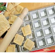 Ravioli & Mantı Tepsisi Kare 36'Lı Gümüş