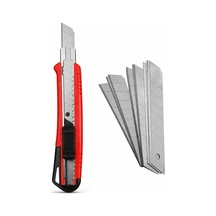 Mini Falçata Seti 9mm Maket Bıçağı + 10 Adet Yedek Bıçak Küçük Boy Kesici Falçata Hassas Kesim Karton Kağıt