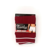 Erkek Bordo Likralı Elastan Spor Boxer 12'li Paket Bordo