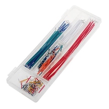 140 Parça Kutulu Kablo Seti - Breadboard 140 Adet Jumper Kablo