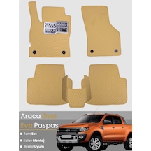 Ford Ranger 2012-2021 Uyumlu Eva Paspas Tam Set Araca Özel,su Geçirmez,kolay Montaj 901