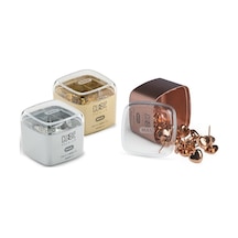 Mas 1316 Cubbıe Premıum Kalp Harita Çivisi Sılver