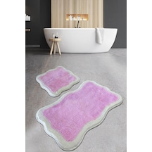 Olaf Pembe Ikili Set Banyo Halısı