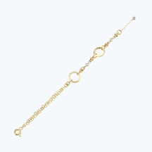 Altınbaş Altın Halka Bileklik BLSVK051-25364 Sarı Altın