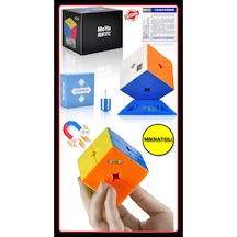 Moyu Meilong 2x2 Manyetik Bloklar 2m - Mıknatıslı Standlı Tornavidalı Stickersız Akıl Zeka Rübik Küp