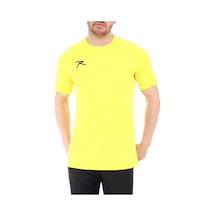 Raru Teamswear Erkek Basic T-shirt Sırca Sarı Sarı