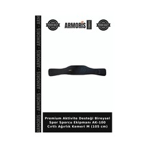 Premium Aktivite Desteği Bireysel Spor Sporcu Ekipmanı Ak-100 Cırtlı Ağırlık Kemeri M 105 Cm Çok Renkli