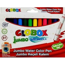 Globox 12 Renk Jumbo Yıkanabilir Keçeli Kalem 3379