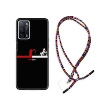 Oppo A55 Kılıf Rasta Boyun Askılı Dead Line 1662 Siyah