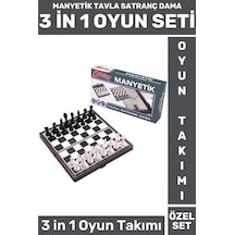 Premium Seri Aile Ev Arkadaş Zeka Strateji Beceri Geliştirici Tavla Dama Satranç 3 İn 1 Oyun Takımı