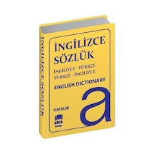 İngilizce-Türkçe/Türkçe-İngilizce Sözlük - Biala Kapak- Ema Kitap