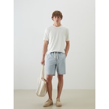Lcw Jeans İndigo Rahat Kalıp Erkek Jean Şort