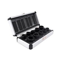 Geeksen 11 Parçalı Somun Sökme Seti - Kırık Vida Ve Civata Çıkarma Aleti - Çelik Malzeme - Taşıma Çantalı Diğer