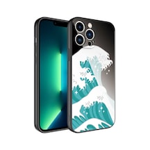 Ardemix Apple Uyumlu iPhone 12 Pro Kamera Korumalı Desenli Sert Silikon Epoksi Kılıf no9 NO9