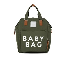 Bagmori Baby Bag Baskılı Cepli Anne Bebek Bakım Sırt  Çantası