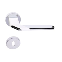 Ventus 4011.Ob.Cp.Mw Kapı Kolu Oda Tipi Krom - Beyaz Metal