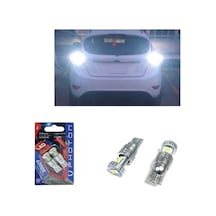 Megamarket06 Ford Fiesta Uyumlu Beyaz Led Geri Vites Ampulü T10/t15 W16w Ph7028