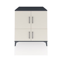 Kronos Şifonyer 3 Raflı 4 Kapaklı 88x59x96 Antrasit-aytaşı Antrasit