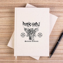 Rotting Christ Satanas Tedeum Çizgisiz Kanvas Defter Krem