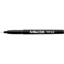 Artline 220 Super Fine 0.2mm Keçe Uçlu Kalem Siyah
