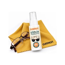 Cleenest Gözlük Ve Ekran Temizleme Seti 50 Ml Nazik Solüsyon & Yumuşak 15 X 18 Cm Kaşmir Mikrofiber Bez İle Iş