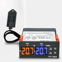 Ers Stc-3028 Dijital Sıcaklık Nem Ölçer 110-220v 10a Termostat