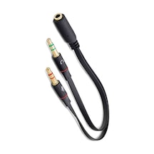 Hadron Hn4611 Slim Mikrofon Kulaklık Ayırıcı Kablo  20Cm