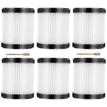 Moosoo Xl 618a Ve Geemo G201 Kablosuz Süpürge + Temizleme Fırçası S202412121348 İle Uyumlu Hepa Yedek Vakum Filtreleri.