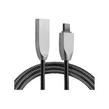 Ally Usb Type-C Zinc Alloy Dayanıklı 2,4 A Metal Usb Kablo (212354835)