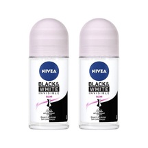 Nivea Invisible Clear For Black&White Kadın Roll-On Deodorant 50 ML x 2