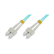 10 metre SC-SC Multi Mode Fiber optik patchkablo Duplex 50/125