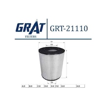 Hava Fıltresı Mıtsubıshı: Canter-659-turbo/511/711/859 Grt-21110-mar
