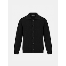 Xint Siyah Yumuşak Dokulu Regular Fit Hırka 801861