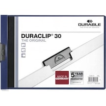 Sıkıştırmalı Dosya Plastik Durable 2246 Duraclıp 30 Yp A4 Yatay