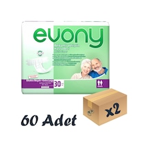 Evony Bel Bantlı 6 Damla Yetişkin Hasta Bezi XL 2 x 30'Lu