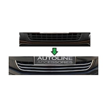 VW AMAROK 2010 2015 ÖN TAMPON ÇITASI 3 PRÇ PASLANMÖAZ ÇELİK KROM